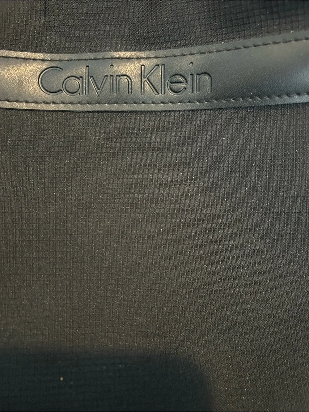 Calvin Klein Black Travel Duffel Bag with Shoulder Strap